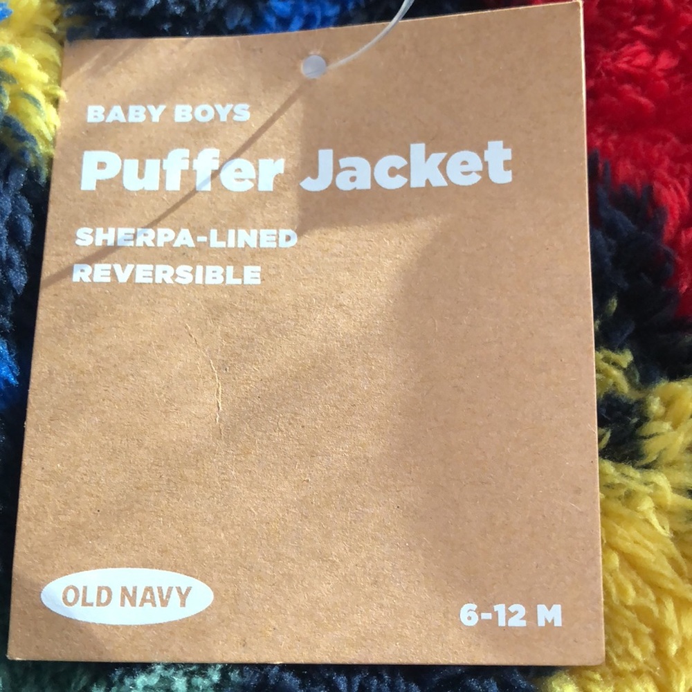 OLDNAVY REVERSIBLE PUFFER JACKET FOR BABY SIZE 3-6 Months - Picture 15 of 17
